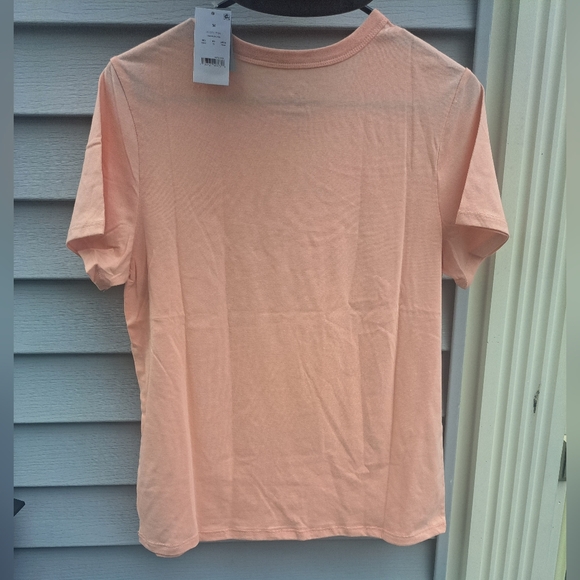 Zoe + Liv Skeleton Keep Going Peach SOFT T-shirt!  SZ Meduim #NEW - Picture 4 of 6